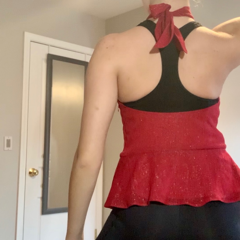 Express Red Halter Top (NWT) - Picture 6 of 6
